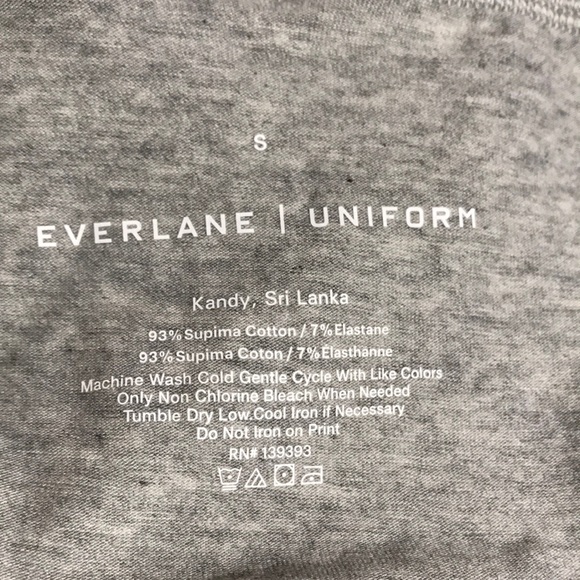 Everlane Uniform Cotton Boxer Brief Close Fit Heather Grey S NWT Lightweight - Picture 6 of 6